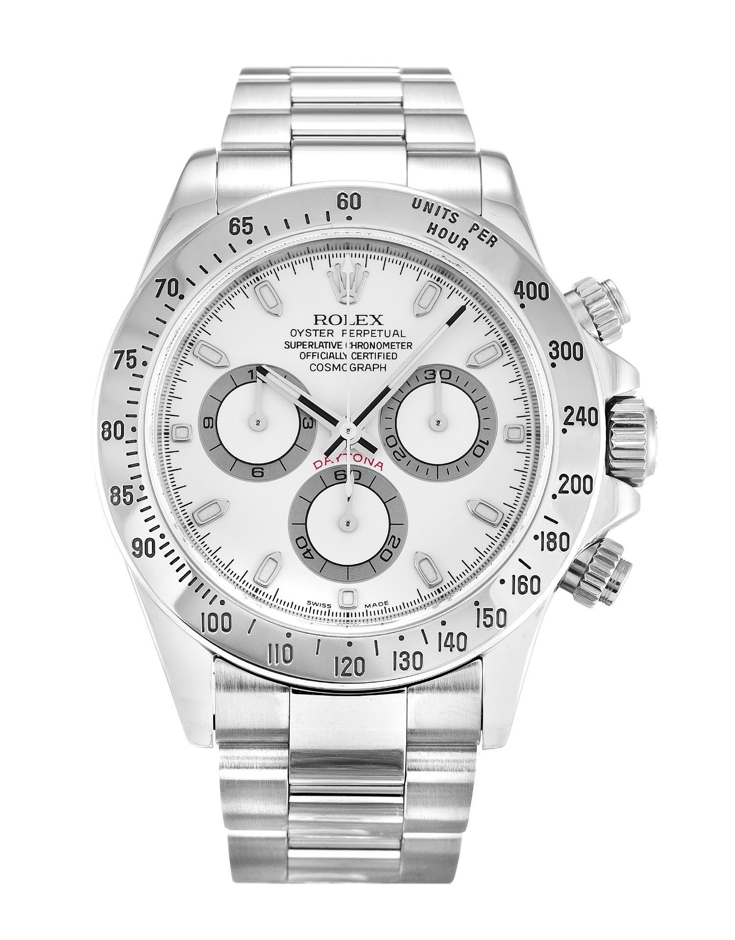 Superclone Daytona White Dial 116520