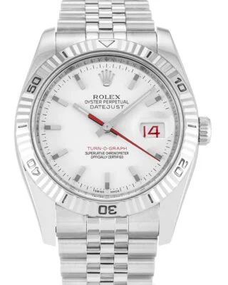 Datejust Turn-O-Graph White Dial 116264-2