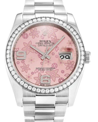 Datejust Pink Floral Dial 116244