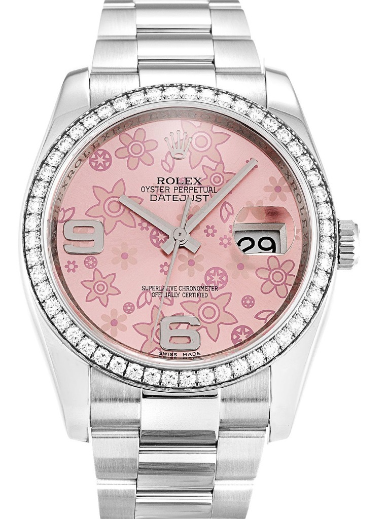 Datejust Pink Floral Dial 116244