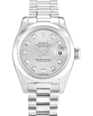 Lady-Datejust Silver Dial 179166