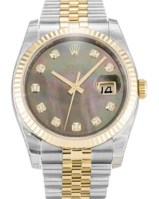 Datejust Mother of Pearl - Black Dial 116233
