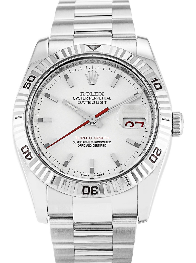 Datejust Turn-O-Graph White Dial 116264