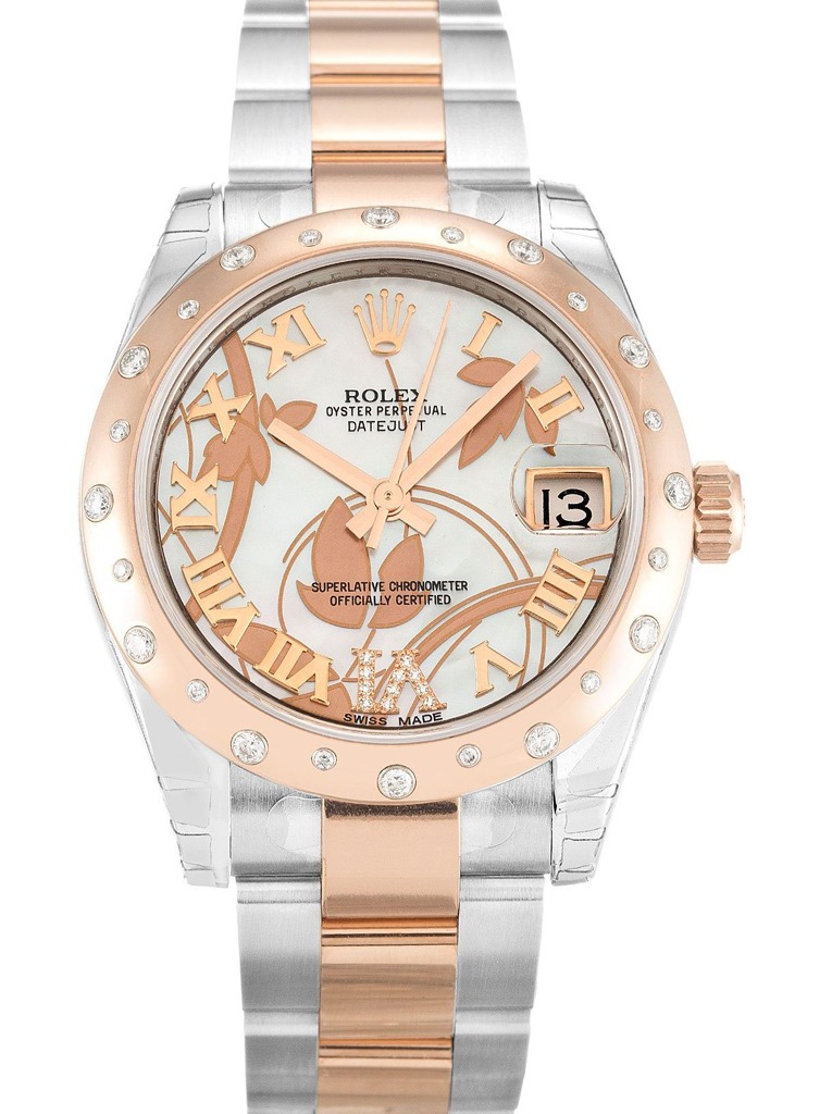 Lady-Datejust White Floral Dial 178341