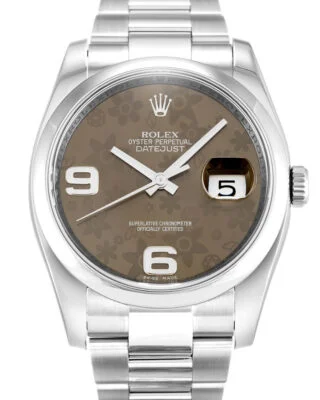 Datejust Brown Floral Dial 116200
