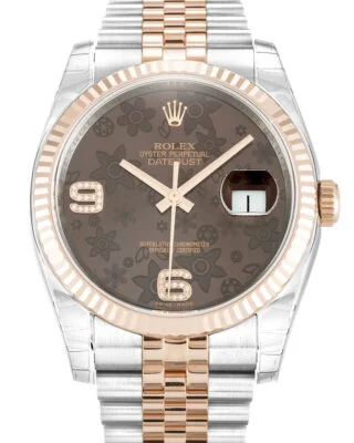 Datejust Chocolate Floral Dial 116231