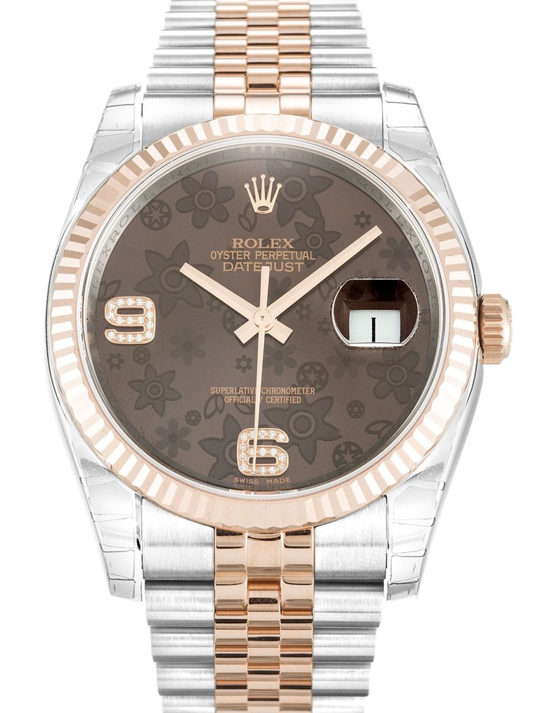Datejust Chocolate Floral Dial 116231