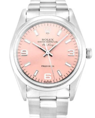 Air-King Pink Dial 14000-2