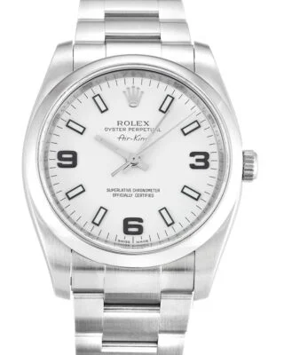 Air-King White Dial 114200