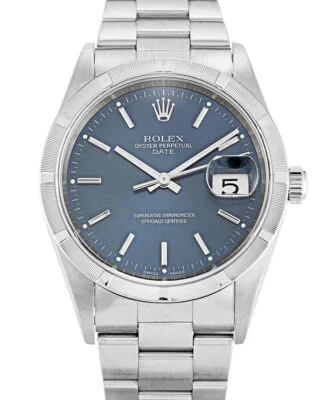 Oyster Perpetual Date Blue Dial 15210