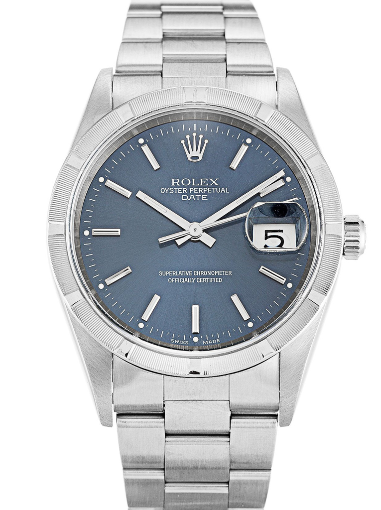 Oyster Perpetual Date Blue Dial 15210