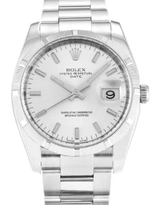 Oyster Perpetual Date Silver Dial 115210