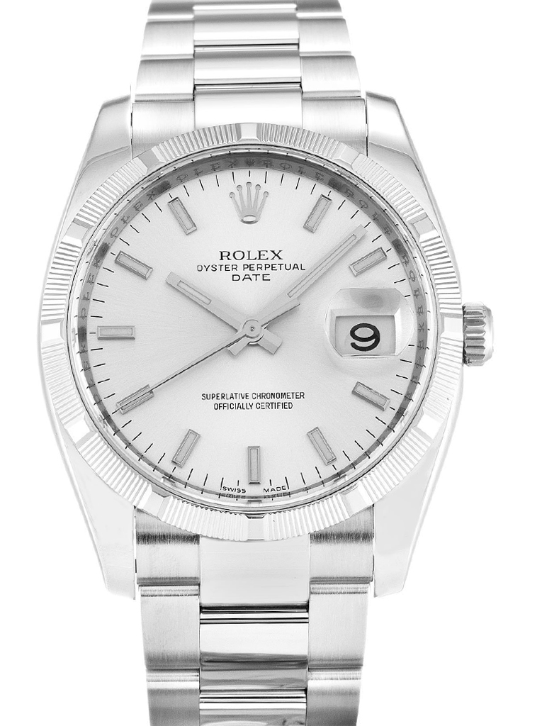 Oyster Perpetual Date Silver Dial 115210