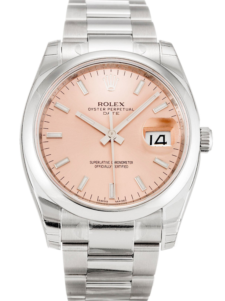 Oyster Perpetual Date Salmon Dial 115200