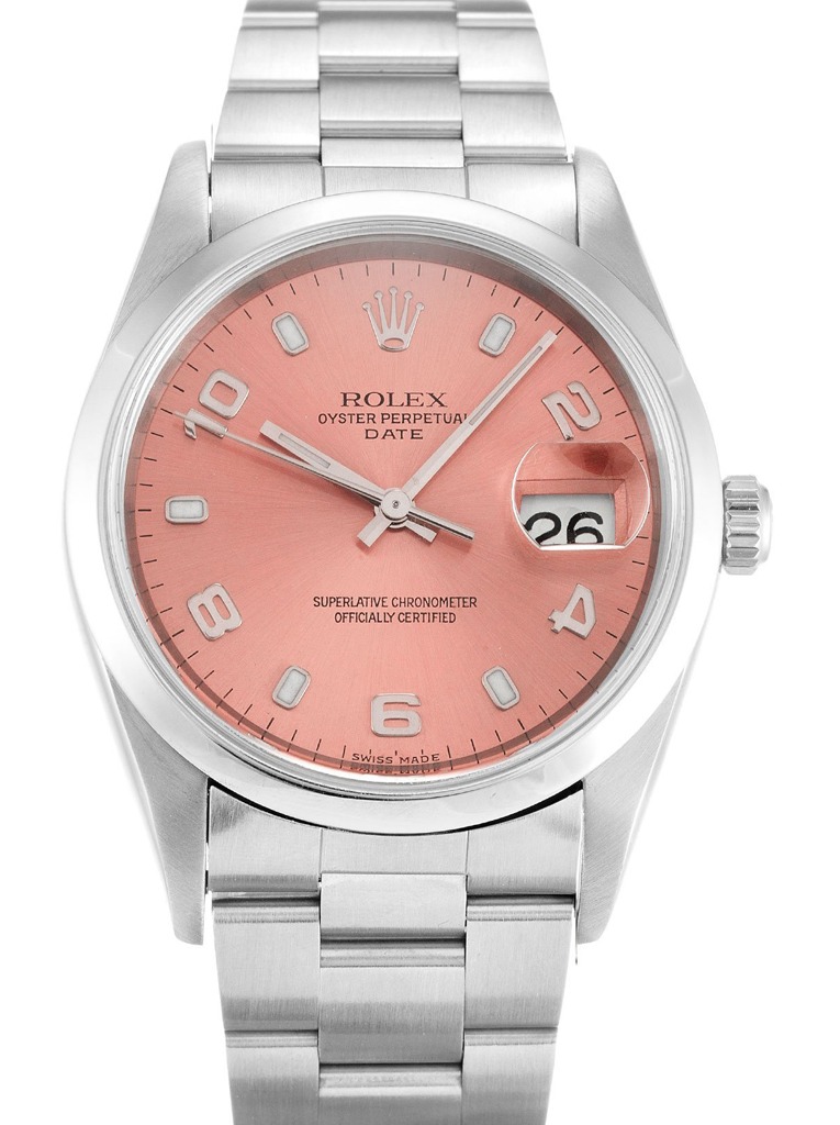 Oyster Perpetual Date Salmon Dial 15200