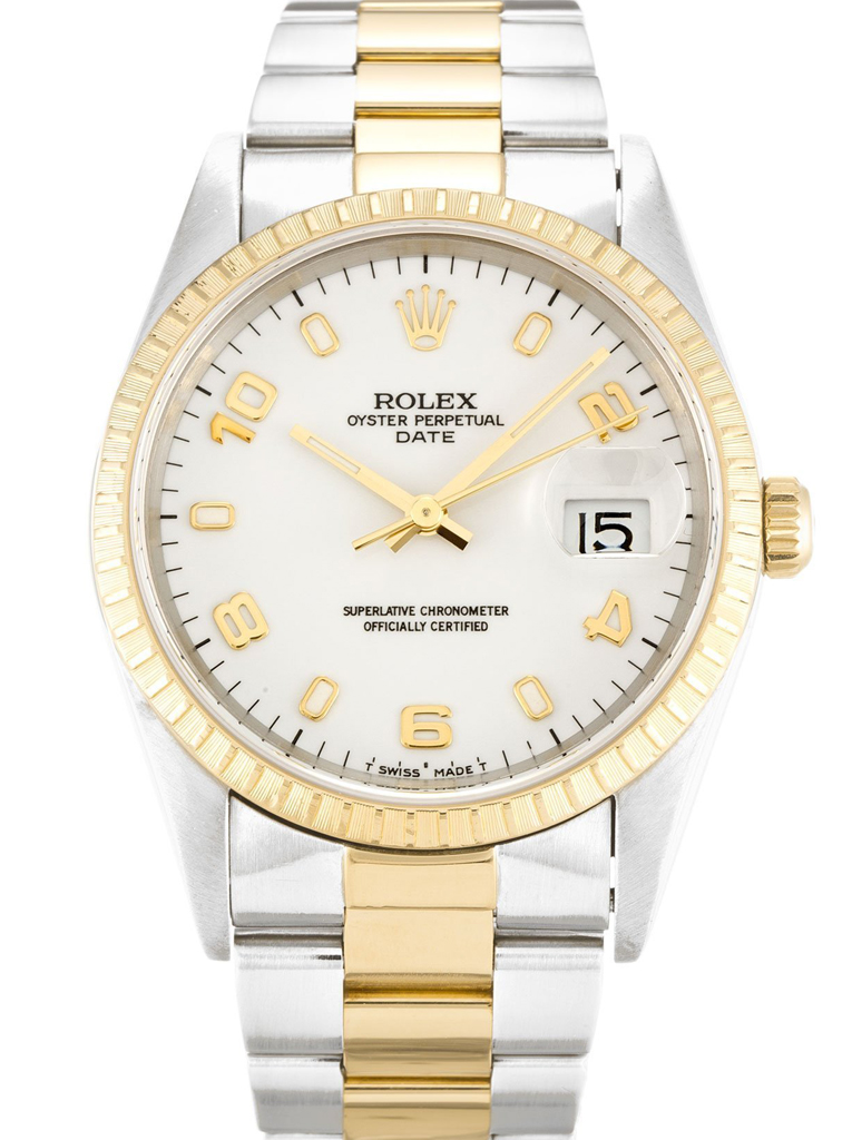 Oyster Perpetual Date White Dial 15223