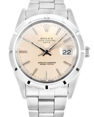 Oyster Perpetual Date Silver Dial 15210