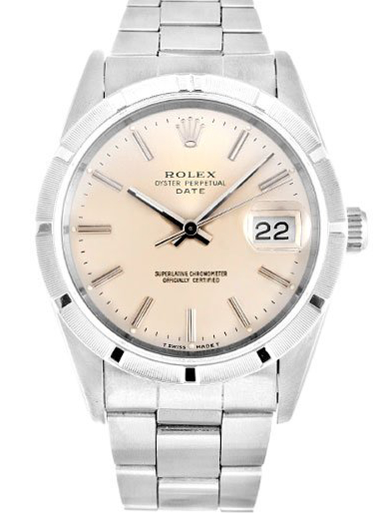 Oyster Perpetual Date Silver Dial 15210