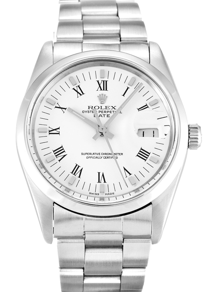 Oyster Perpetual Date White Dial 15000