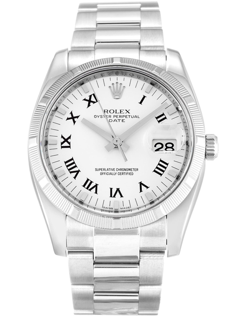 Oyster Perpetual Date White Dial 115210