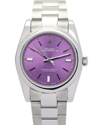 Oyster Perpetual Lady Purple Dial 177200