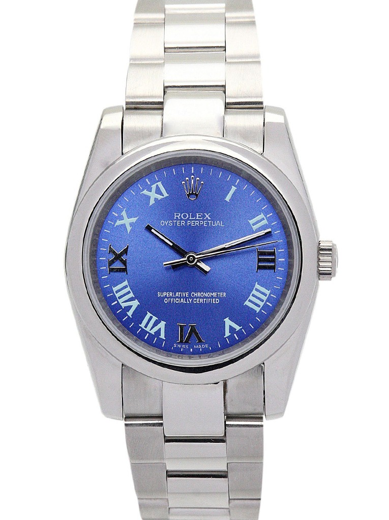 Oyster Perpetual Lady Blue Dial 177200