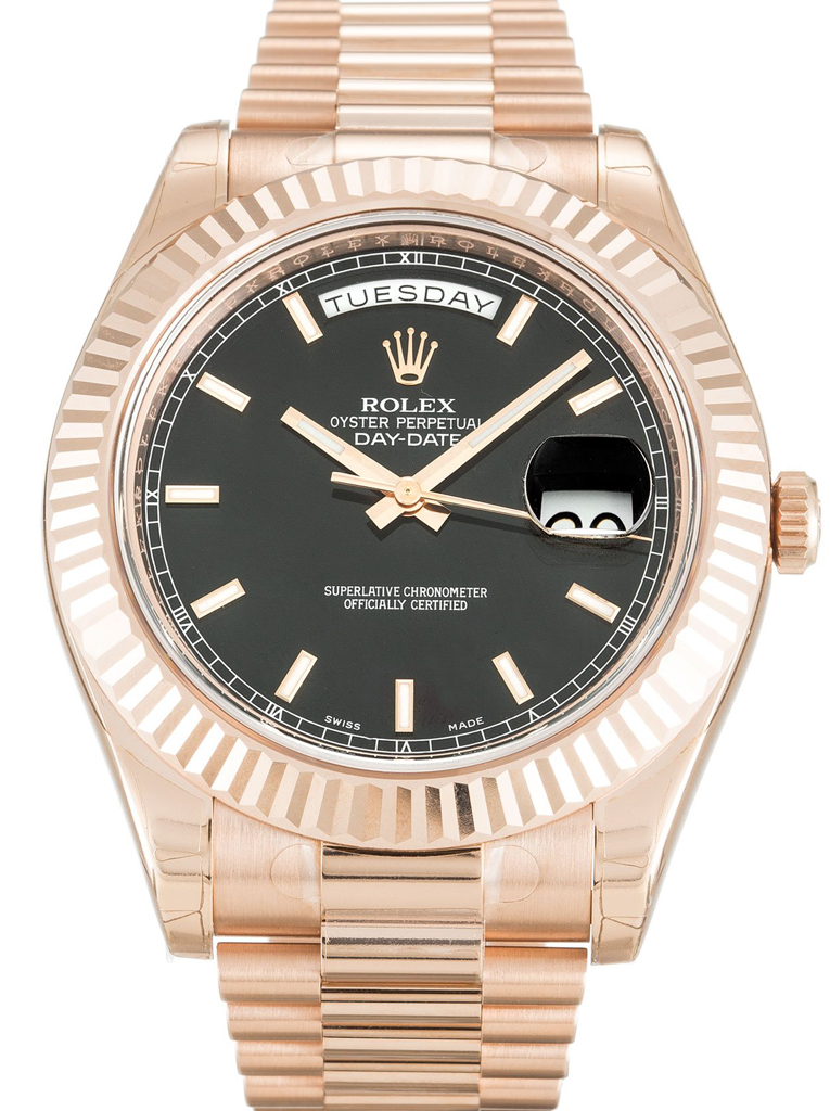 Day-Date II Black Dial 218235-2