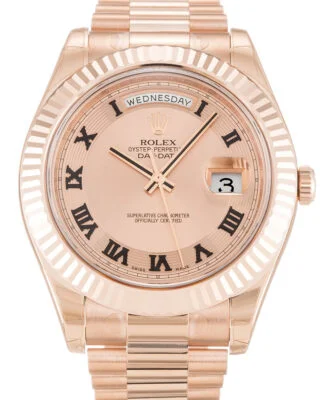 Day-Date II Rose Dial 218235