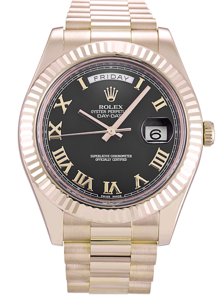 Day-Date II Black Dial 218235