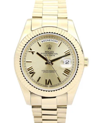 Day-Date II Gold Dial 218238
