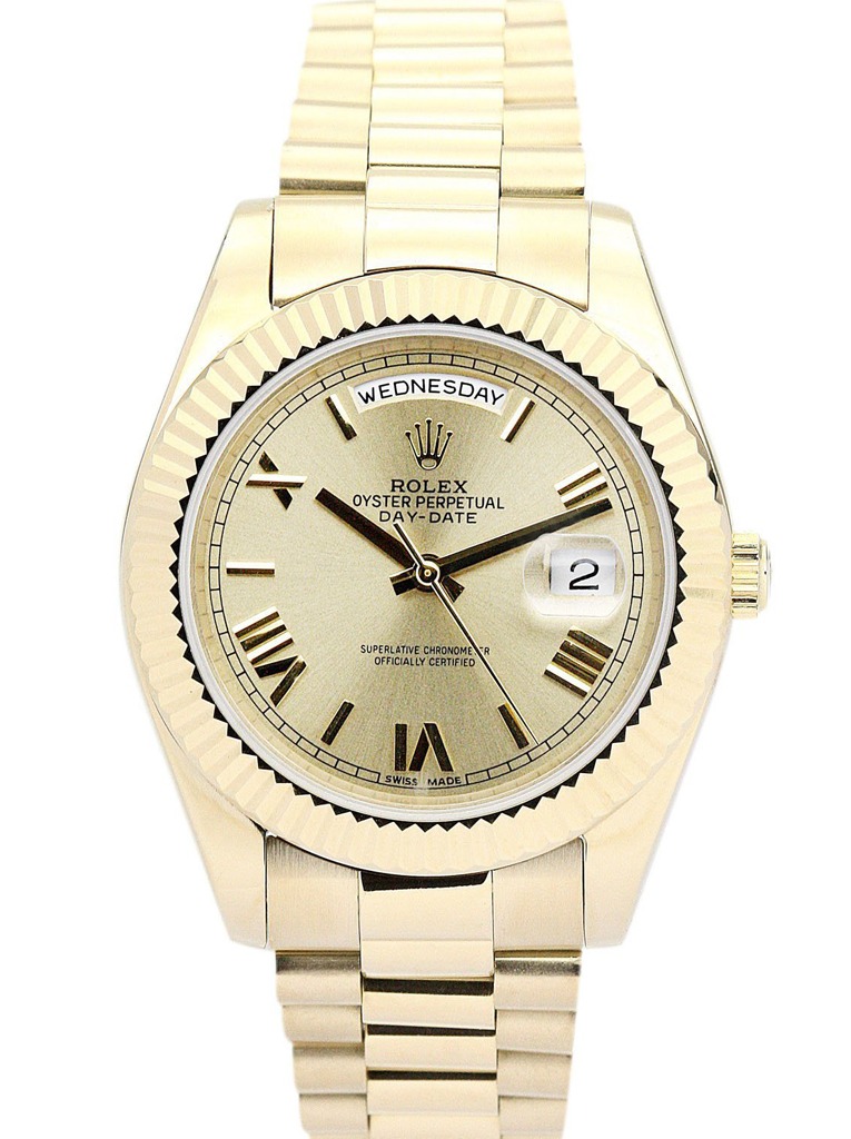 Day-Date II Gold Dial 218238