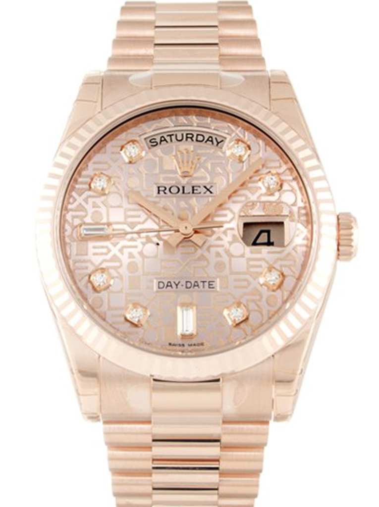 Day-Date Rose Dial 118235 F