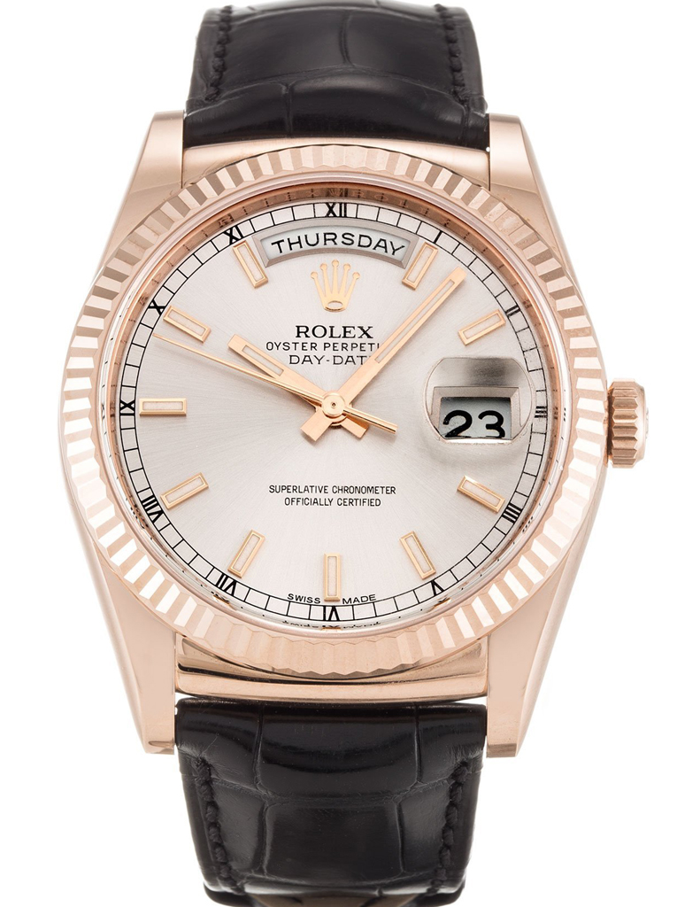Day-Date Silver Dial 118135
