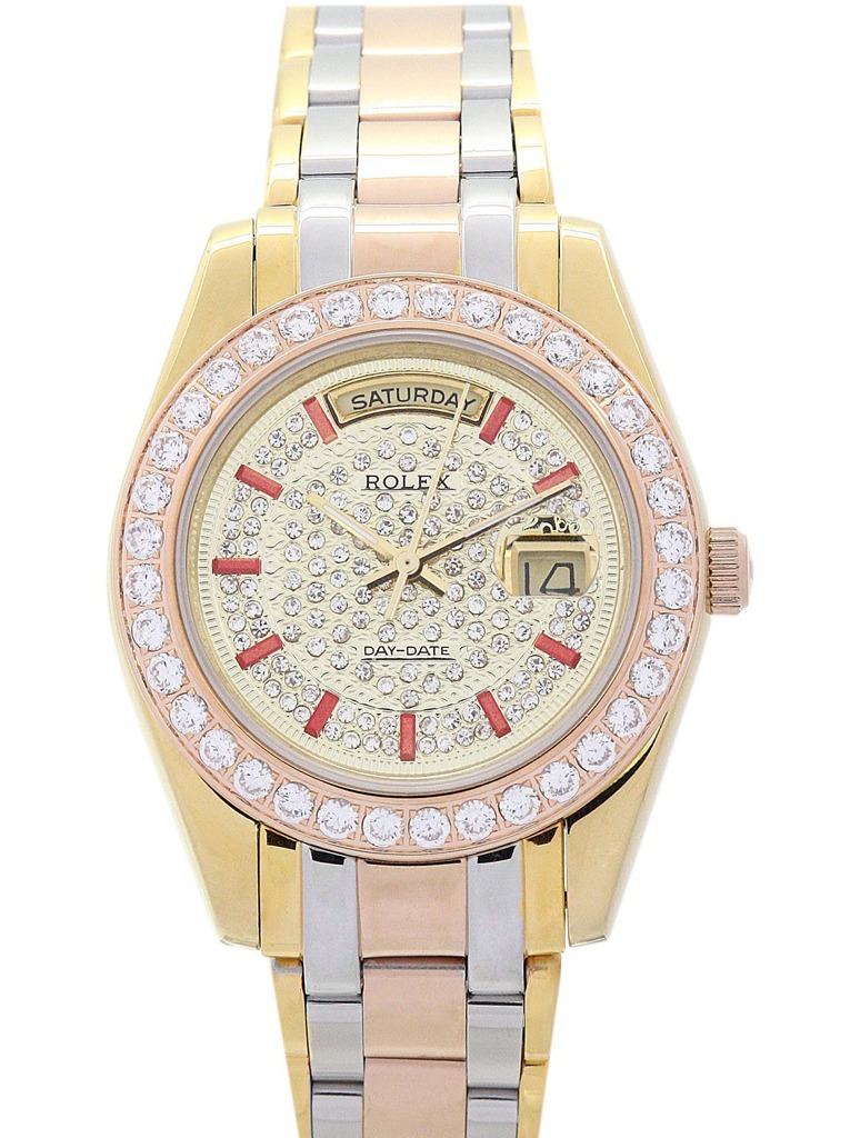 Day-Date Yellow gold with Diamonds Dial 118346