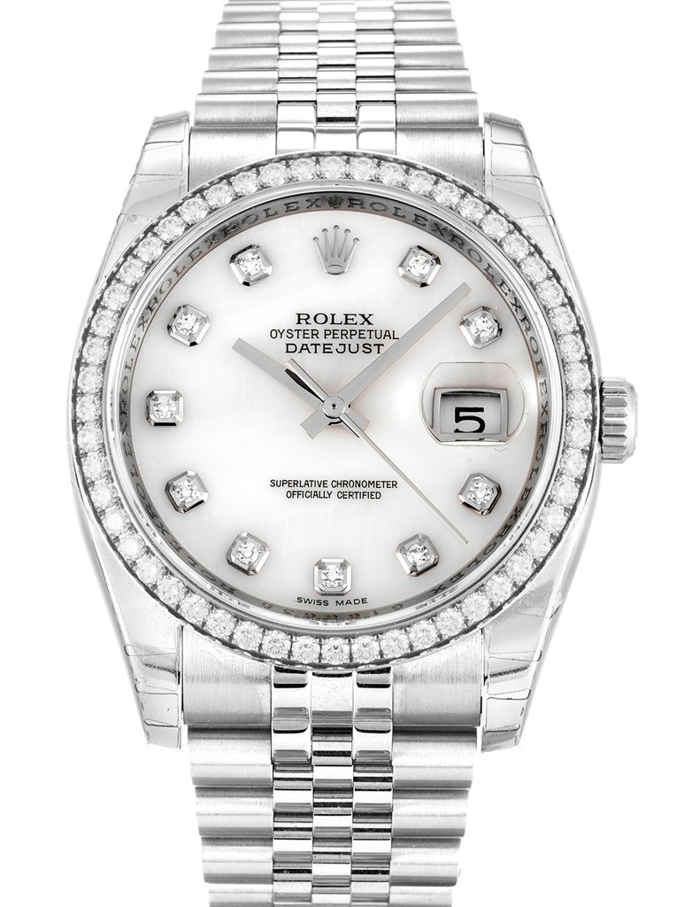 Datejust Mother of Pearl - White Dial 116244