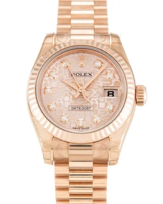 Lady-Datejust Rose Dial 179175