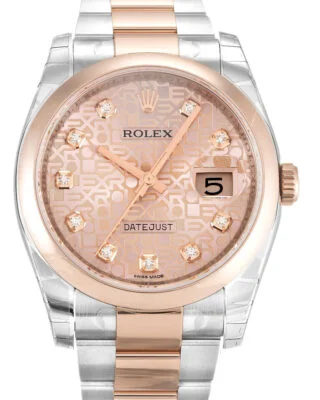Datejust Rose Dial 116201
