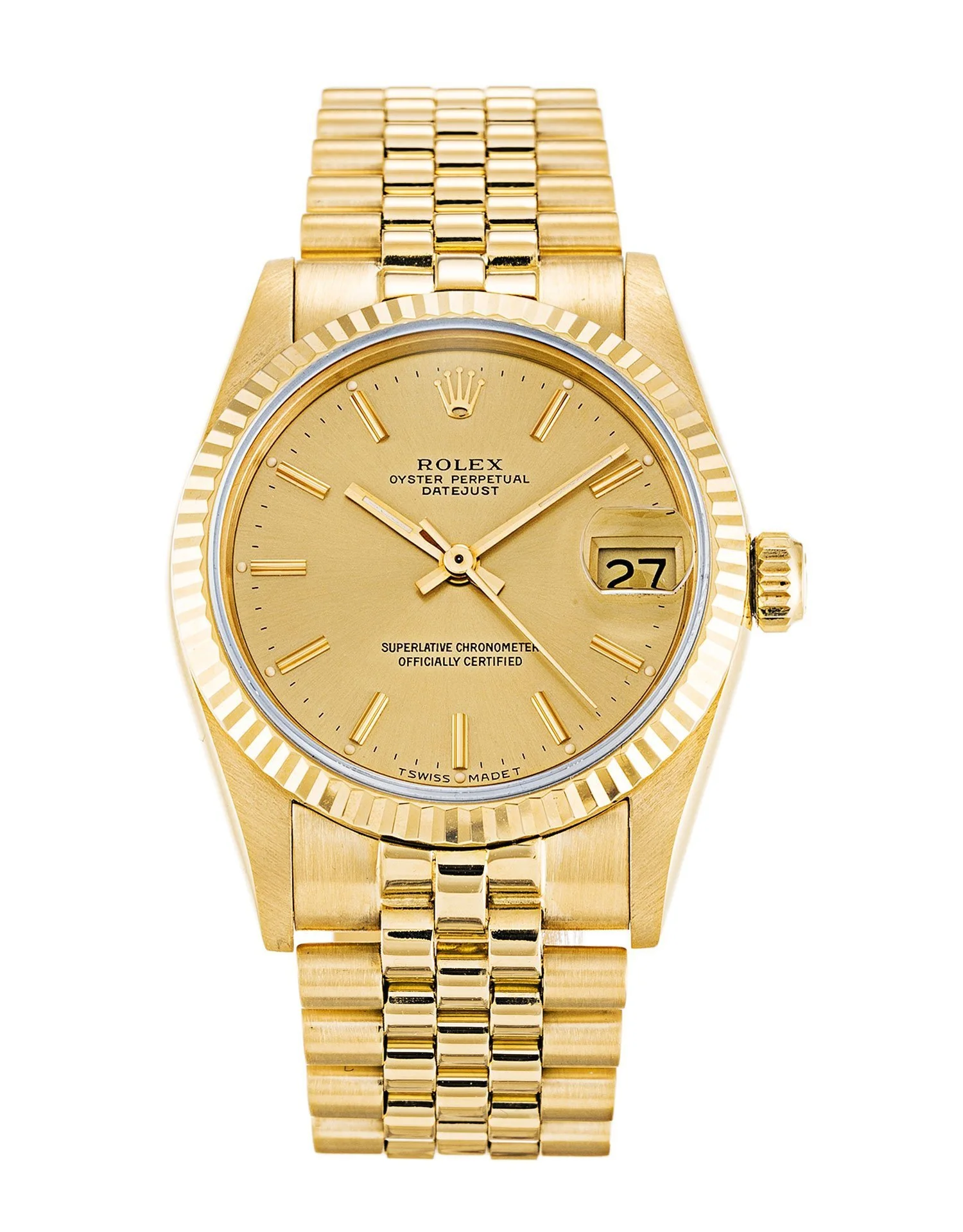 Datejust Mid-Size Champagne Dial 68278