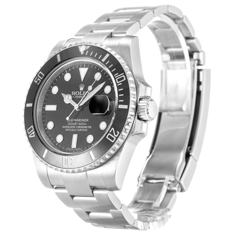 Submariner Black Dial 116610LN Close-Up Focus