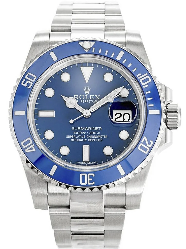 Replica Rolex Submariner Blue Dial 116619LB “Smurf”