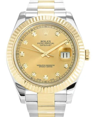 Datejust II Gold Dial 116333