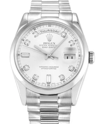 Day-Date Silver Dial 118209