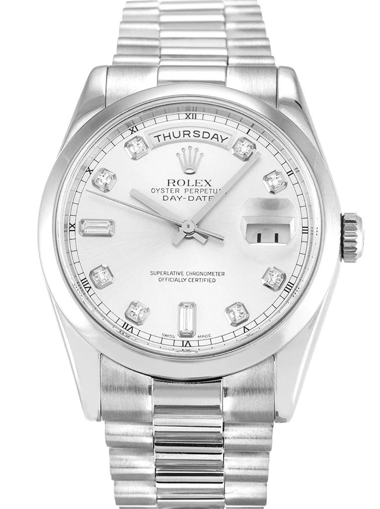 Day-Date Silver Dial 118209