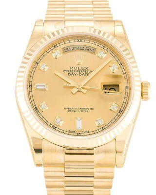Day-Date Gold Dial 118238