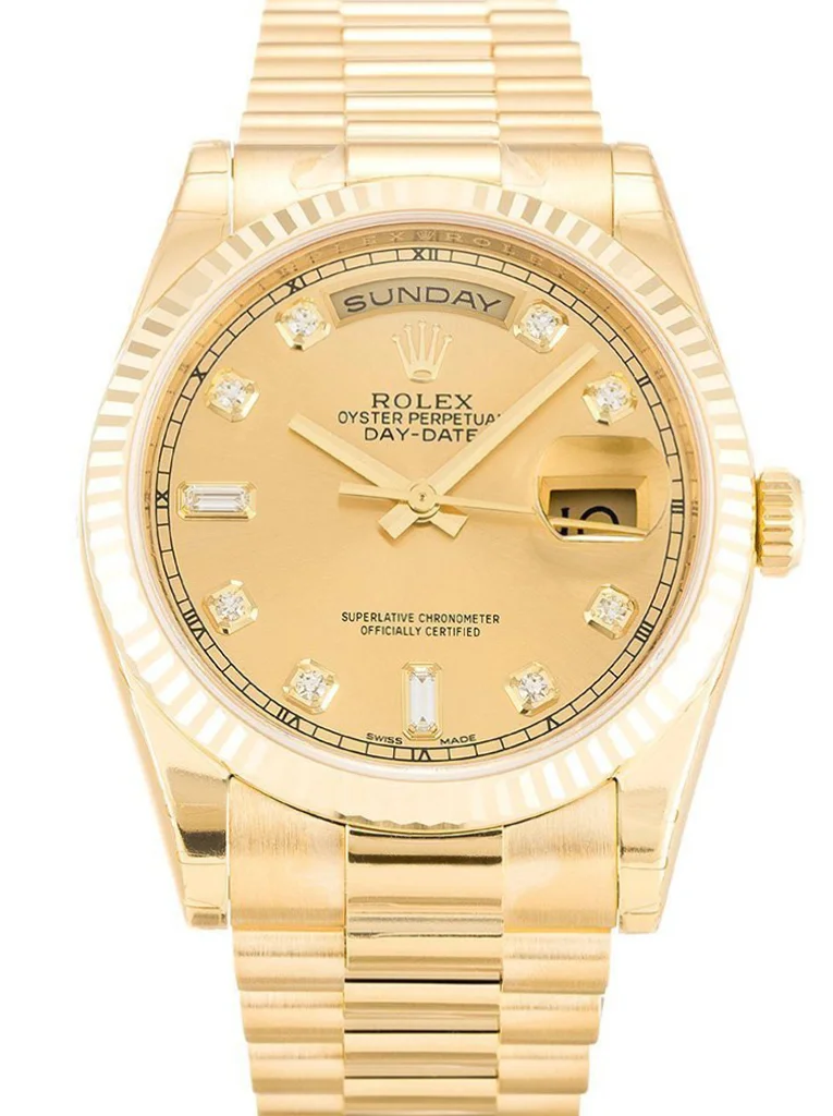 Day-Date Gold Dial 118238