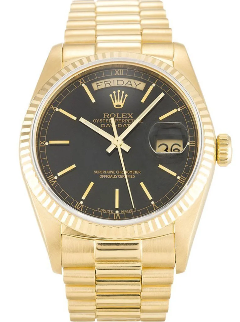 Day-Date Black Dial 18038