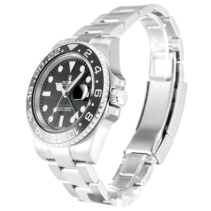 Superclone GMT-Master II Black Dial 116710 Perspective View