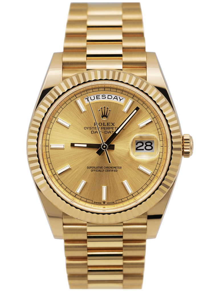 Day-Date II Champagne Dial 228238 Style Perspective