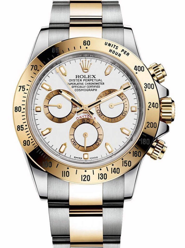 Superclone Daytona White Dial 116523-2