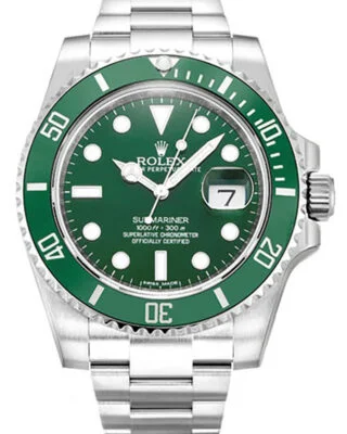 Superclone Rolex Submariner Green Dial 116610LV “Hulk”